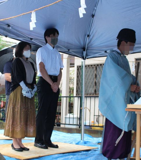 Ｉ様邸の地鎮祭